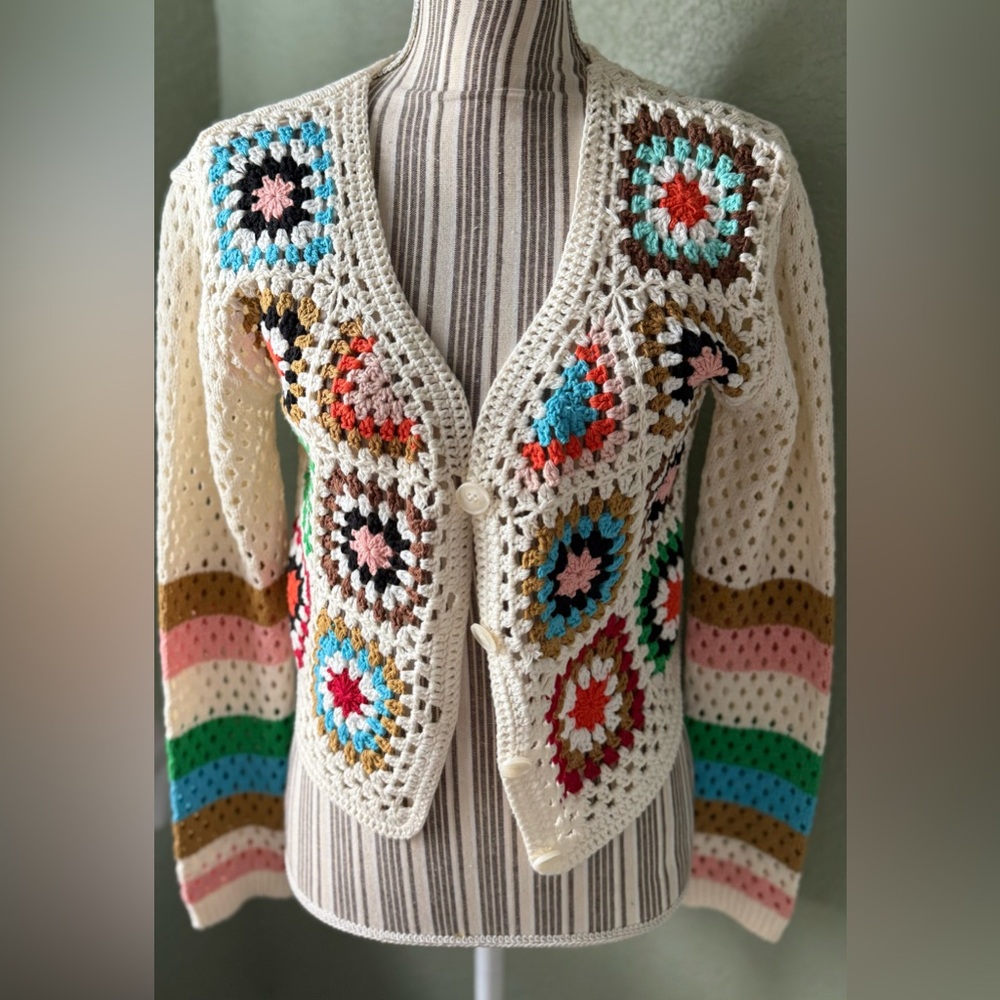Crochet Cropped Cardi